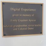 Digital Exhibit Plaque